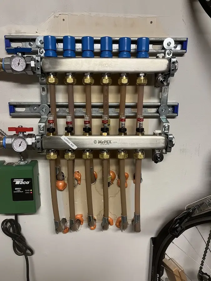 Plumber performing Gas Leak Detection at a residential property in Lake Providence